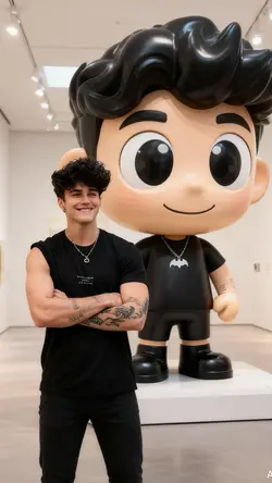 Giant Cartoon statue