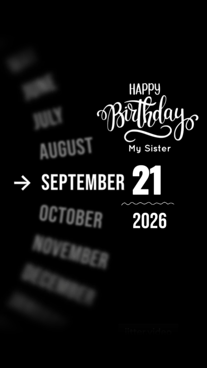 DOĞUM GÜNÜ KARDEŞ 21 EYLÜL