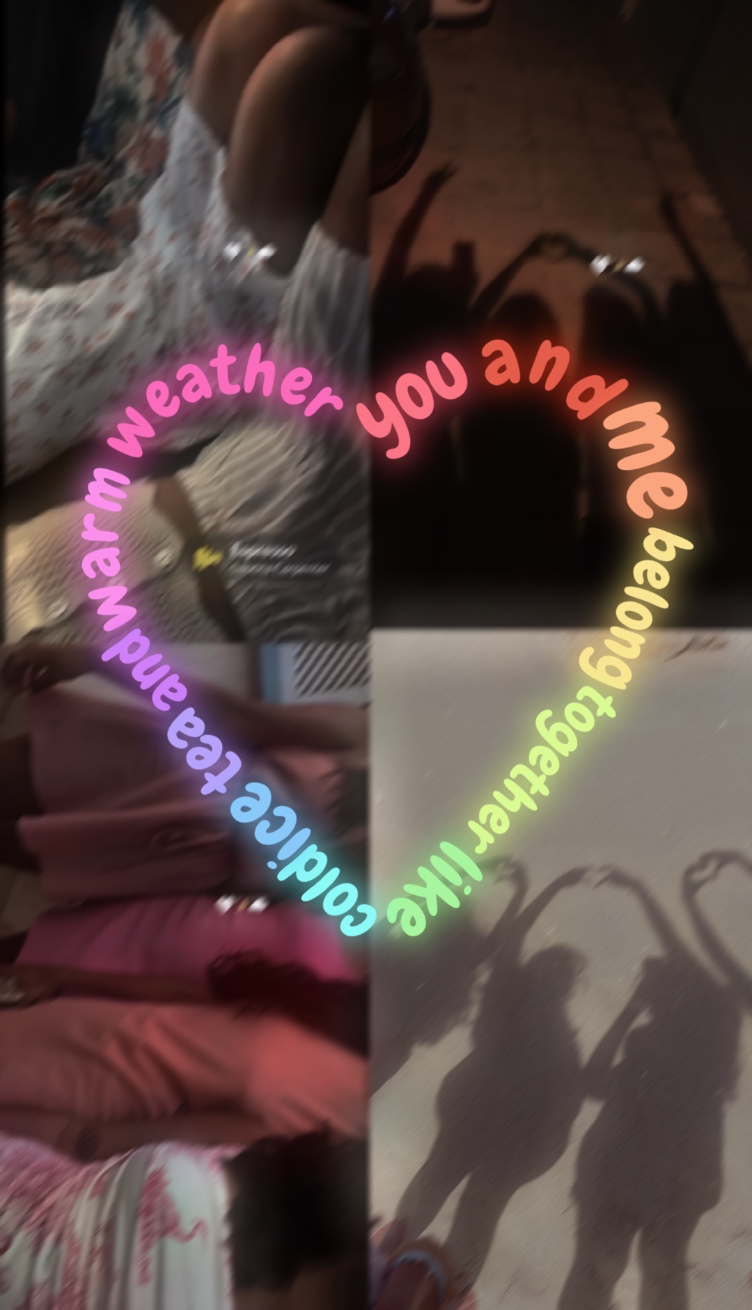 you and me
