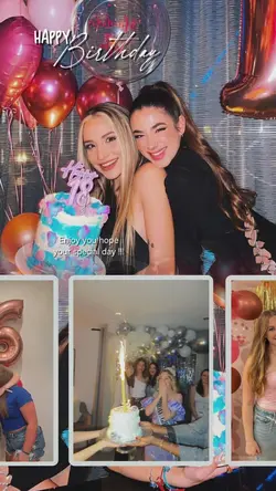 birthday collage