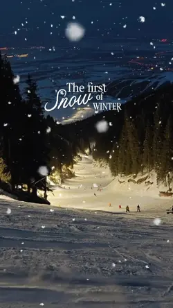 The first snow