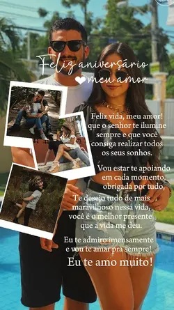 parabéns amor 