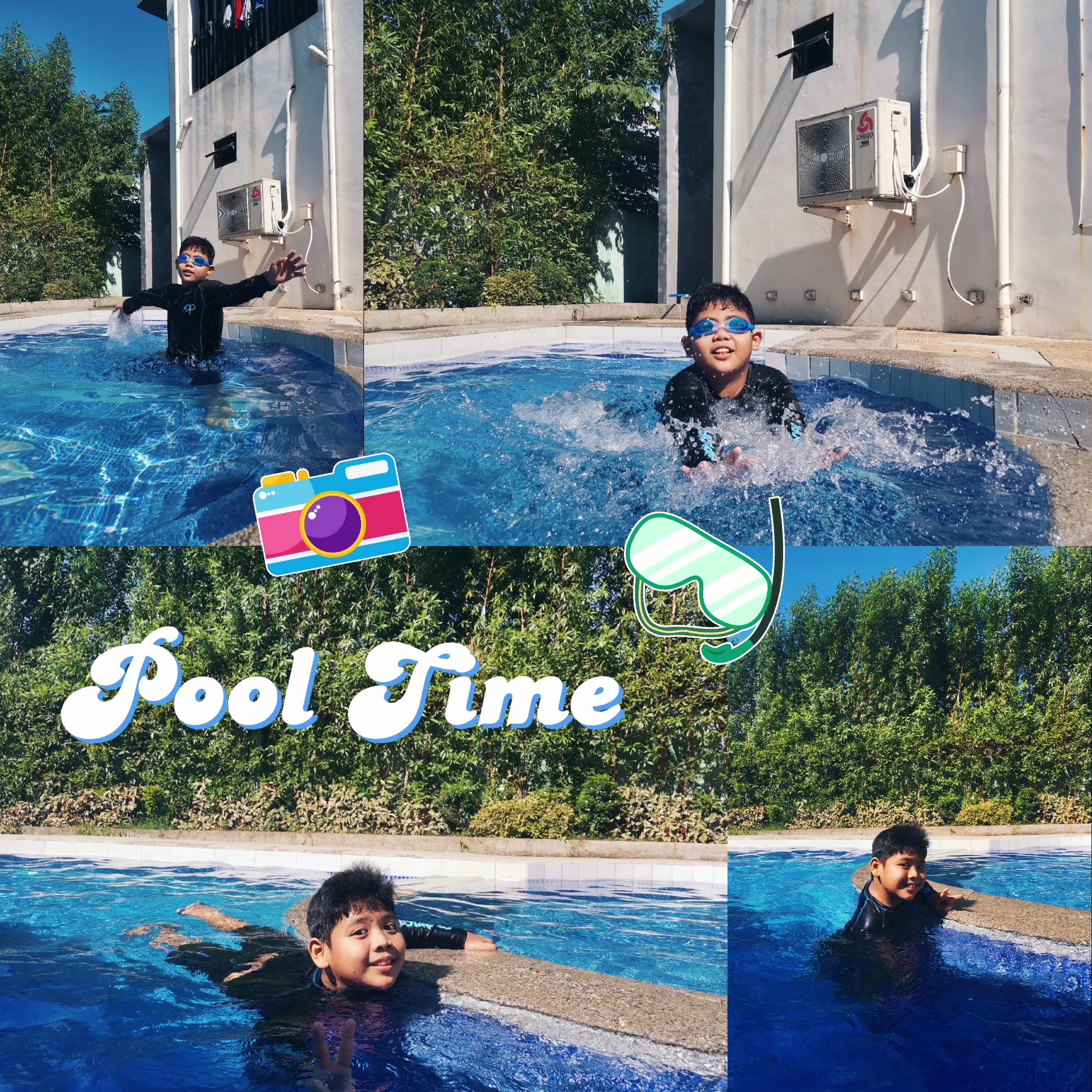 temps de piscine
