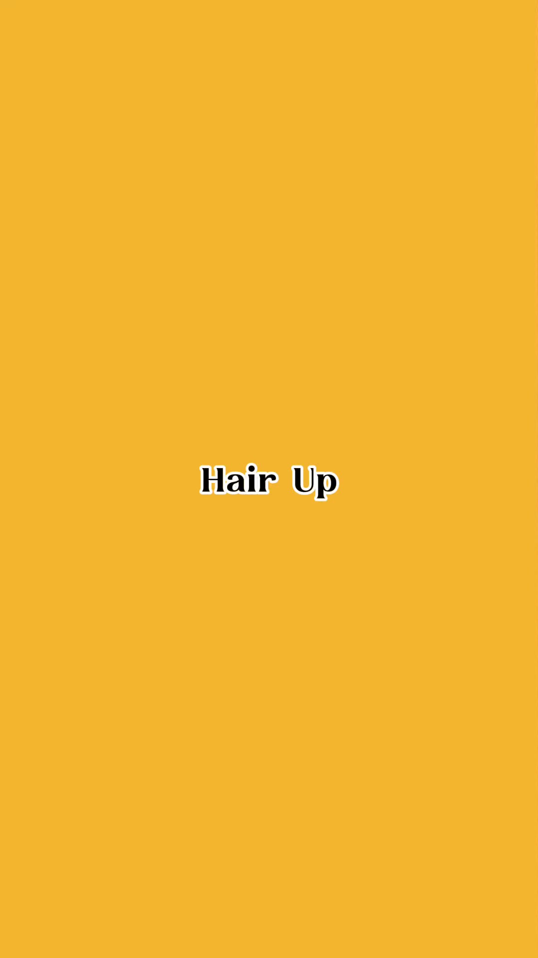 Cabello recogido