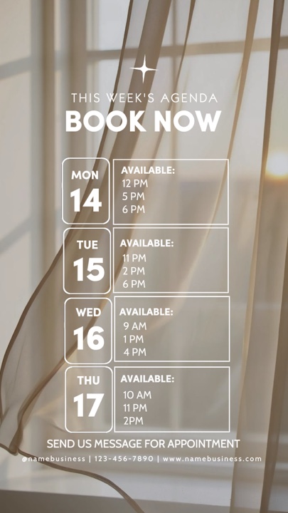 HORARIO DISPONIBLE