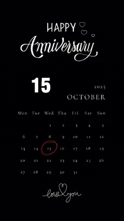 anniversary 15 oct