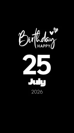 birthday 25 july