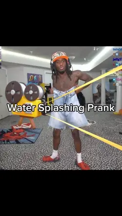 splashing prank