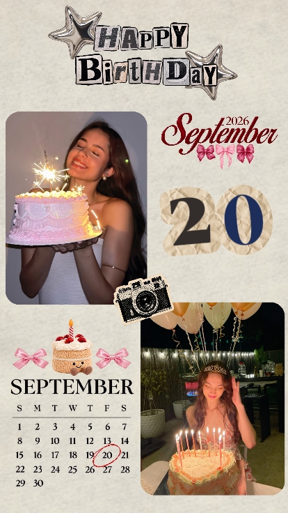 birthday 20 Sept 