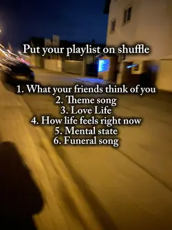 Playlist on shuffle