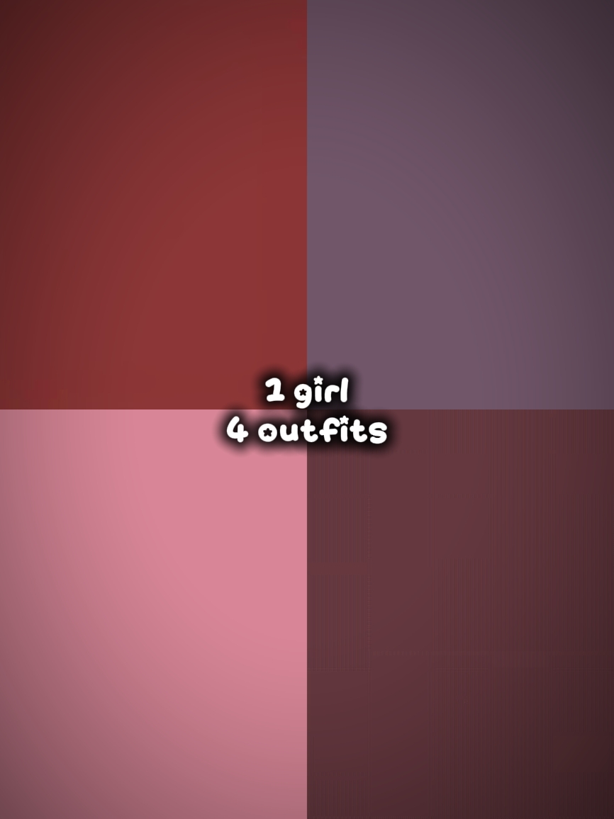 1girl 4 outfits