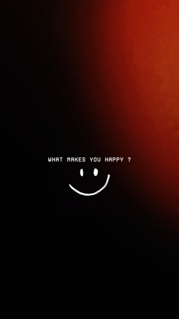 O que te faz feliz