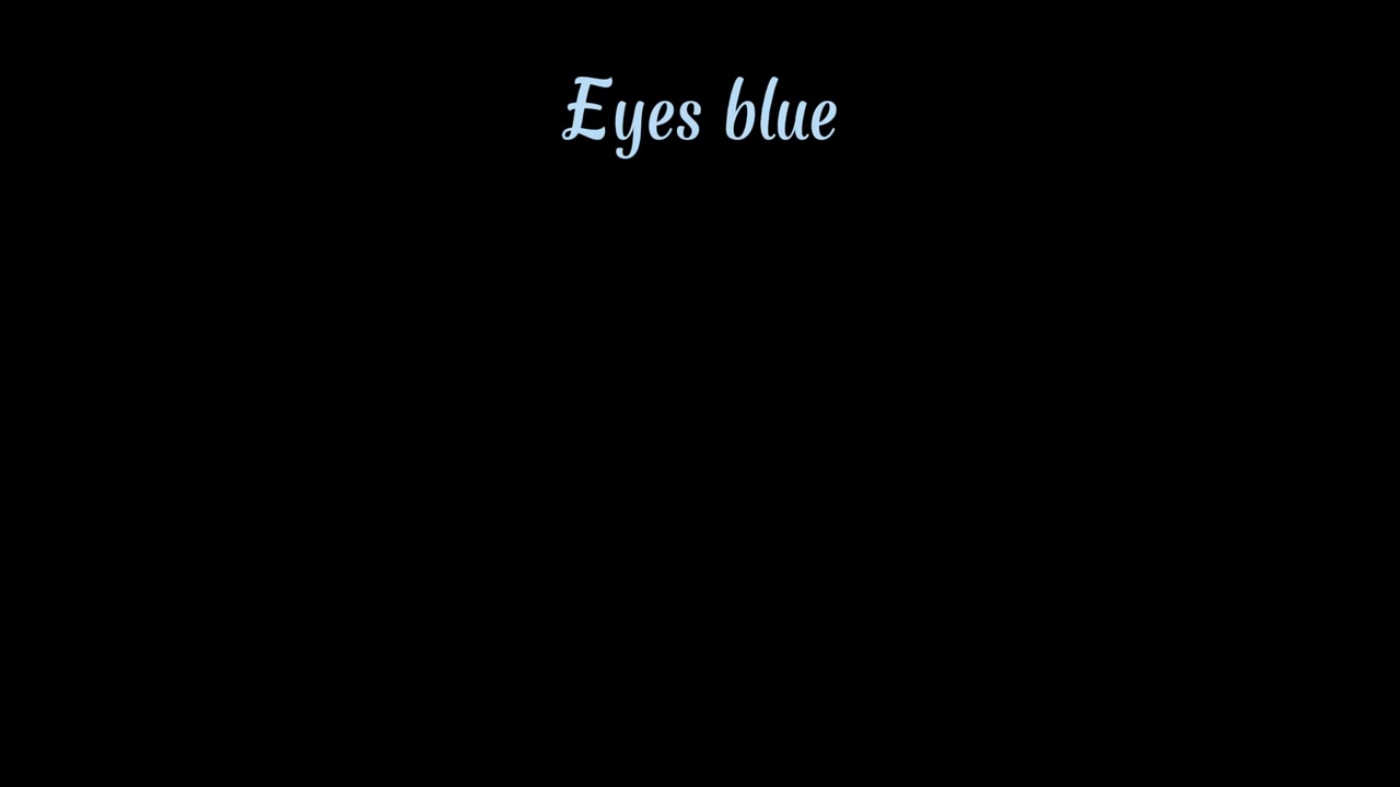 Eyes blue like the -