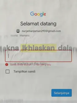 akun hilang