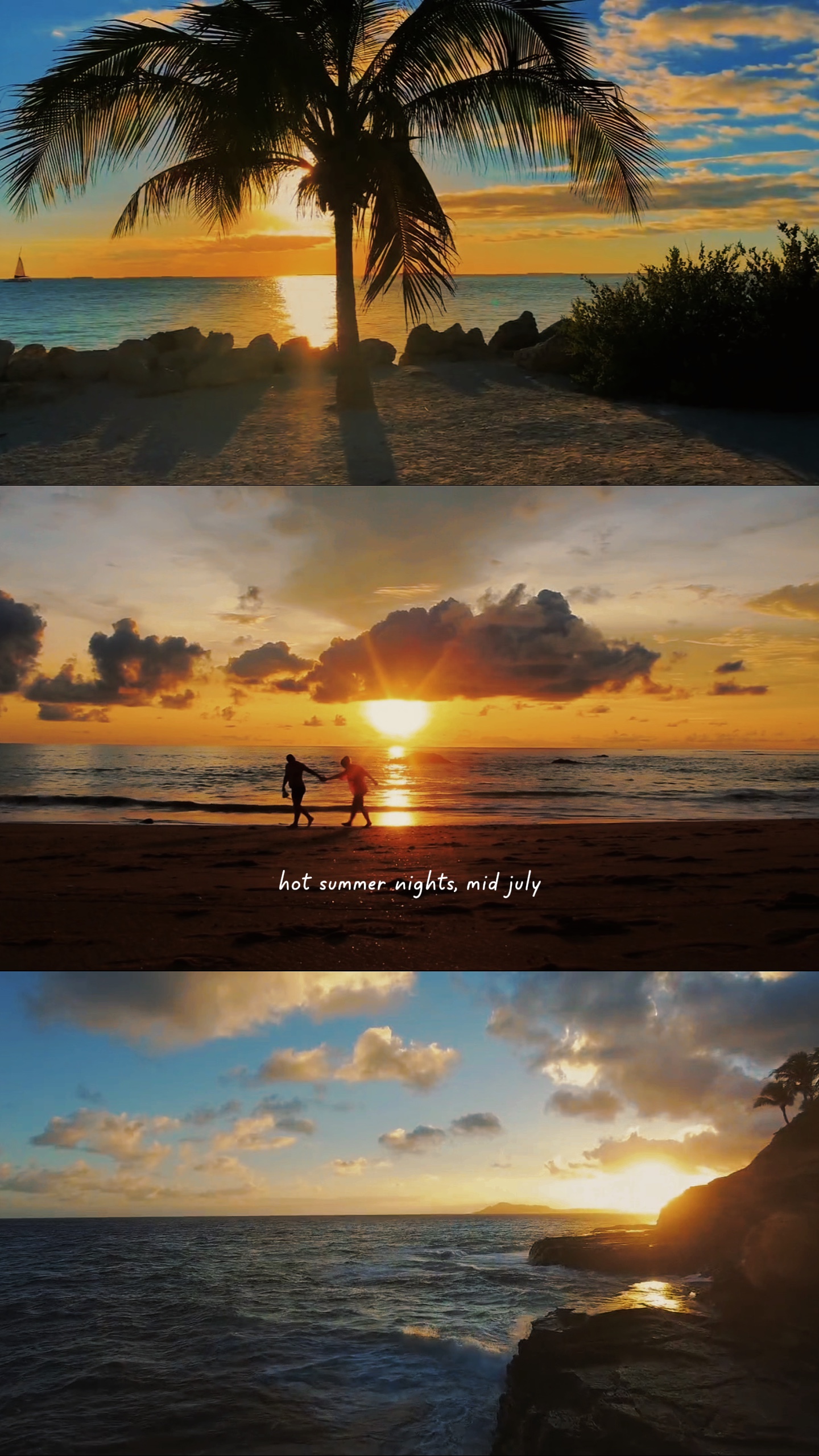 Sunset aesthetic hd