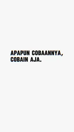 APAPUN COBAANNYA 
