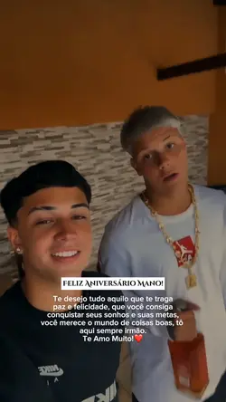 parabéns meu mano 