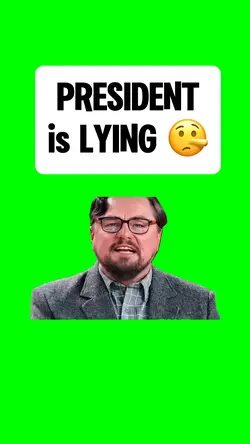 PRESIDENT IS LYING