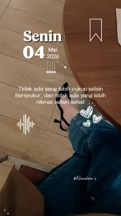 Senin 04 Mei 2026