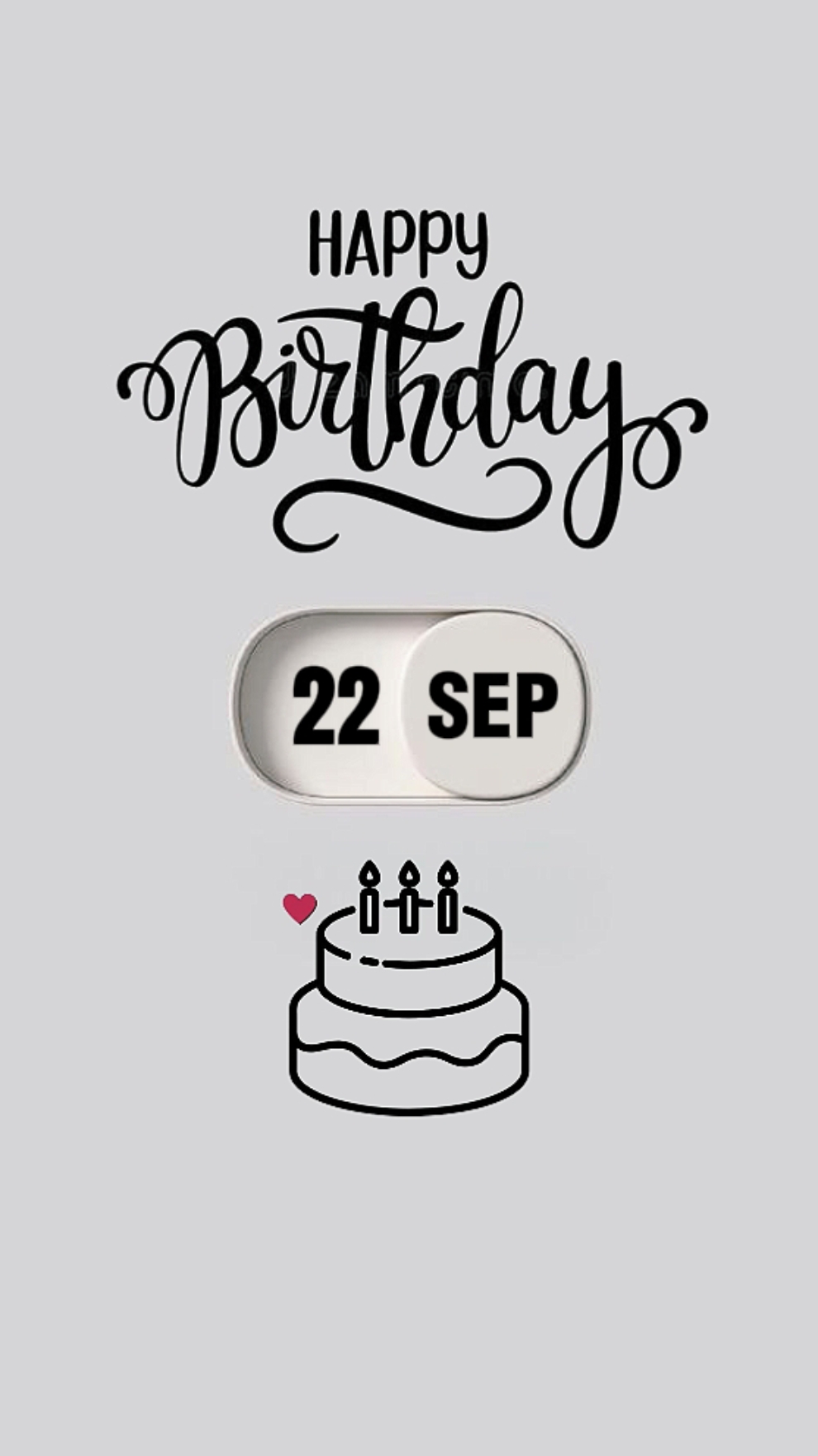 BDAY 22 SEPT 2026