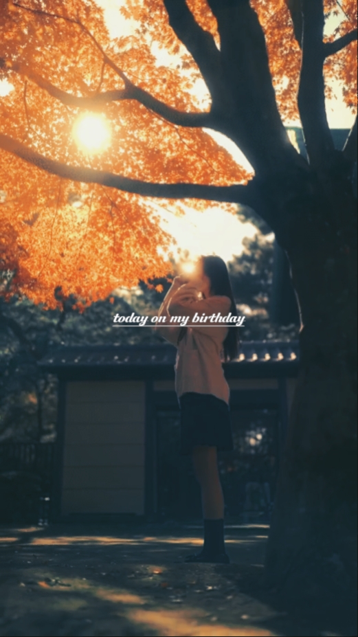 today on me birthday