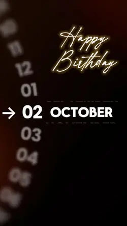 HBD 2 OCTOBER