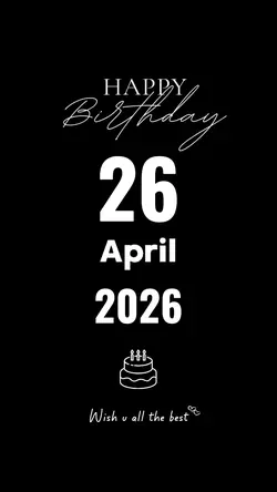 HBD BROTHER 26 APRIL