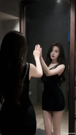 Chụp trước gương AI