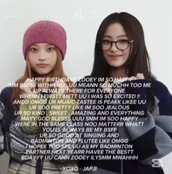 HBD ZOOEYY