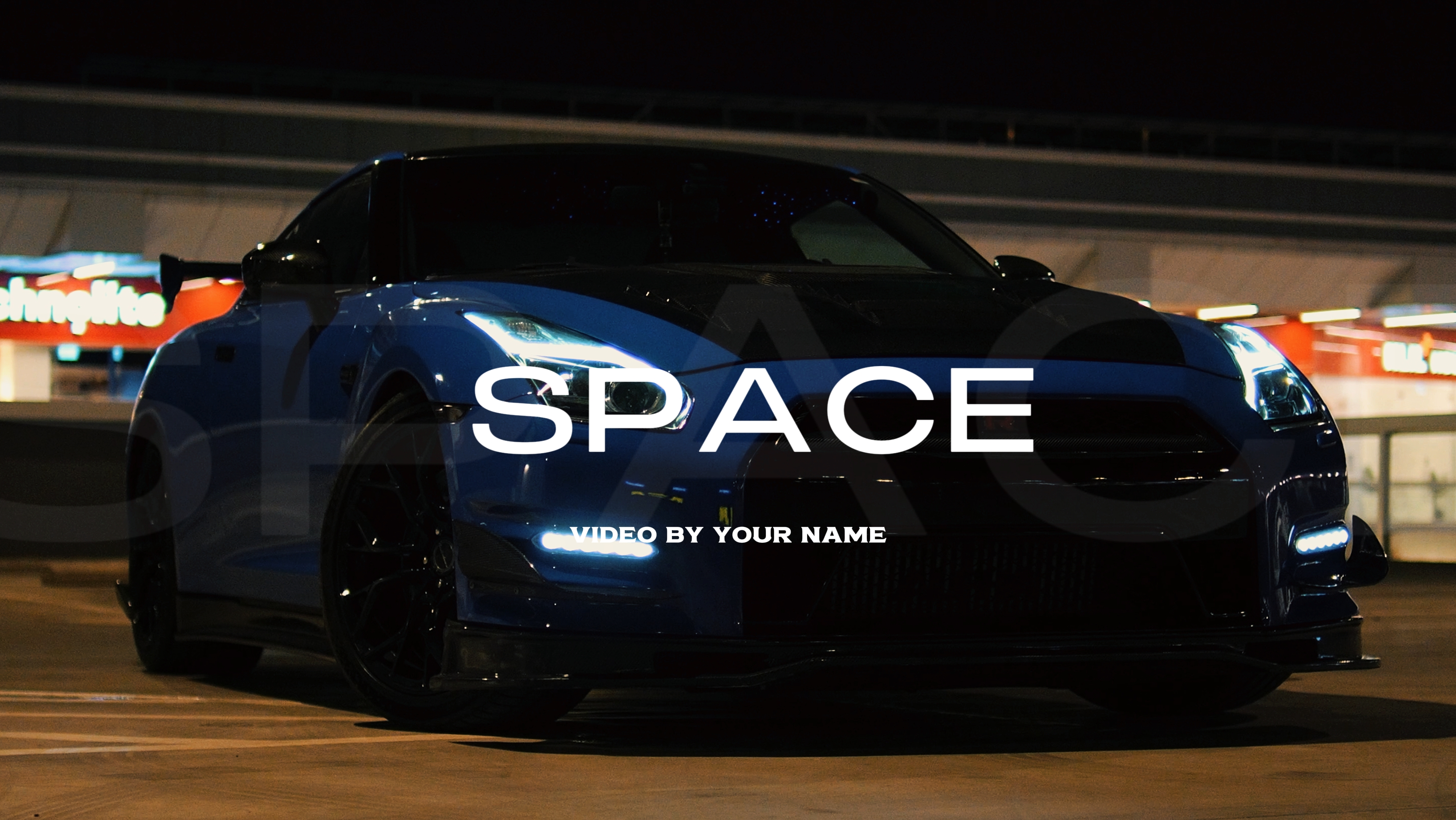cinematic car edit
