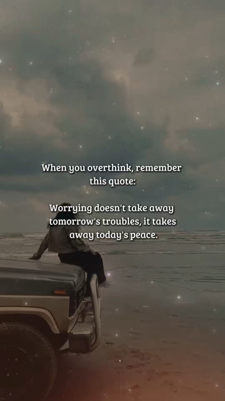 When you overthink