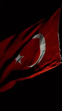 Türk bayrağı şablon