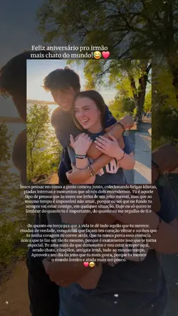 aniversário irmão 