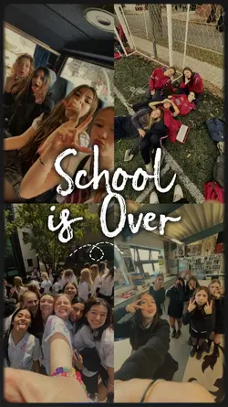 school is over