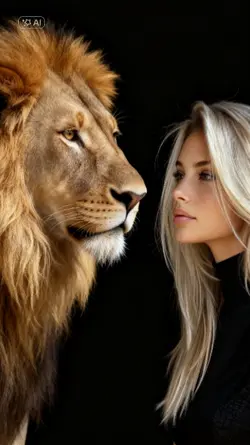 Woman & Lion AI 