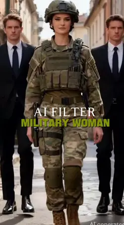 AI Military woman
