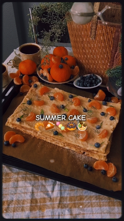 gâteau d'été 
