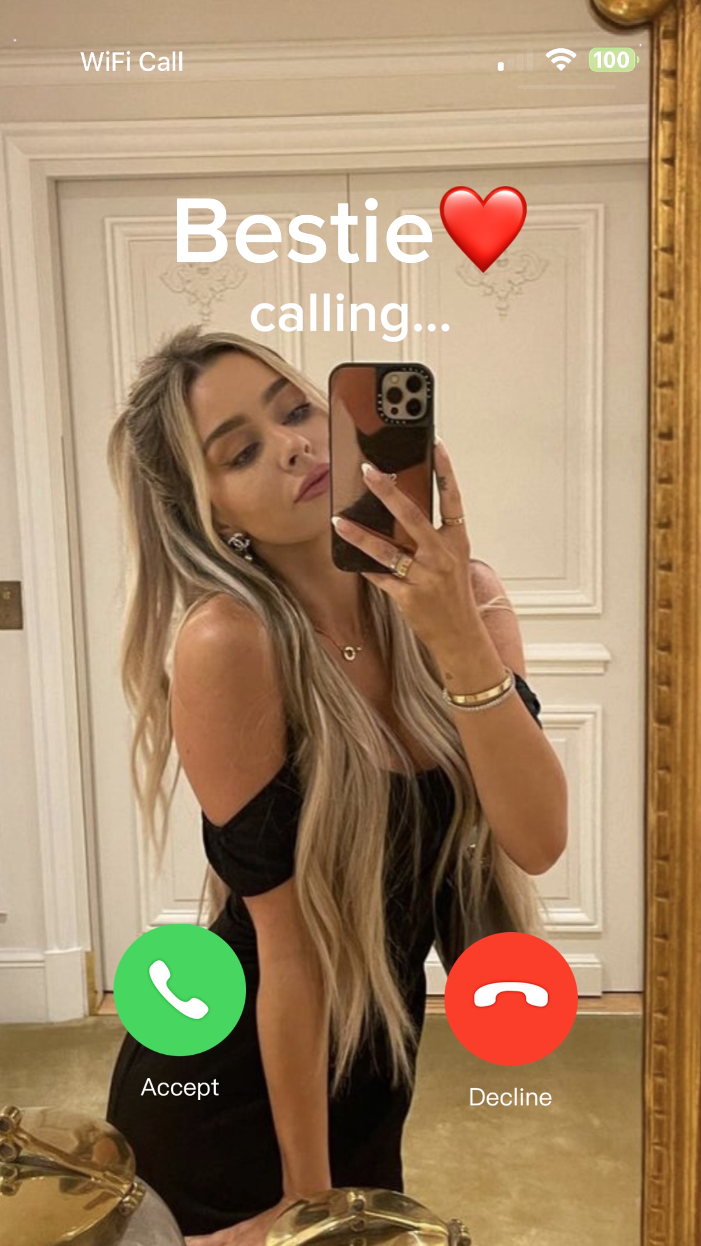 Bestie está llamando 