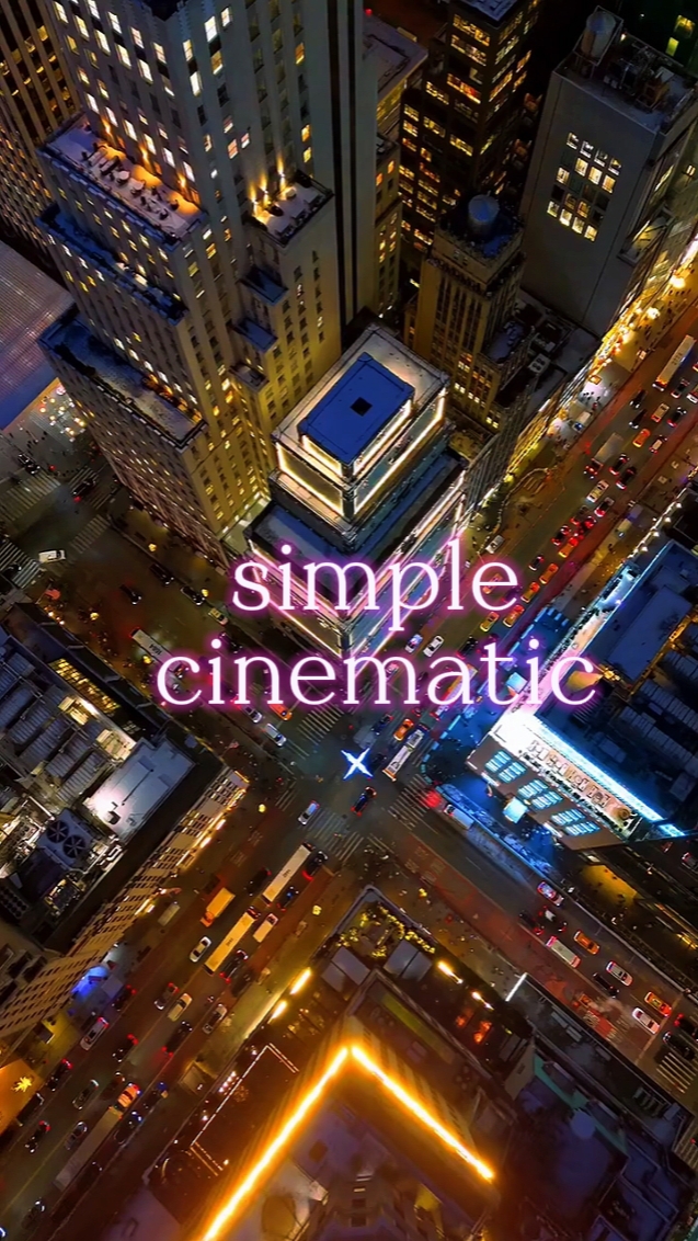 Simple cinematic 