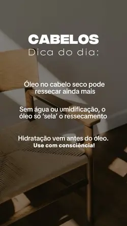 Dicas cabelos 