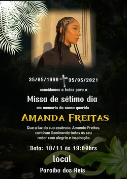 falecimento convite 