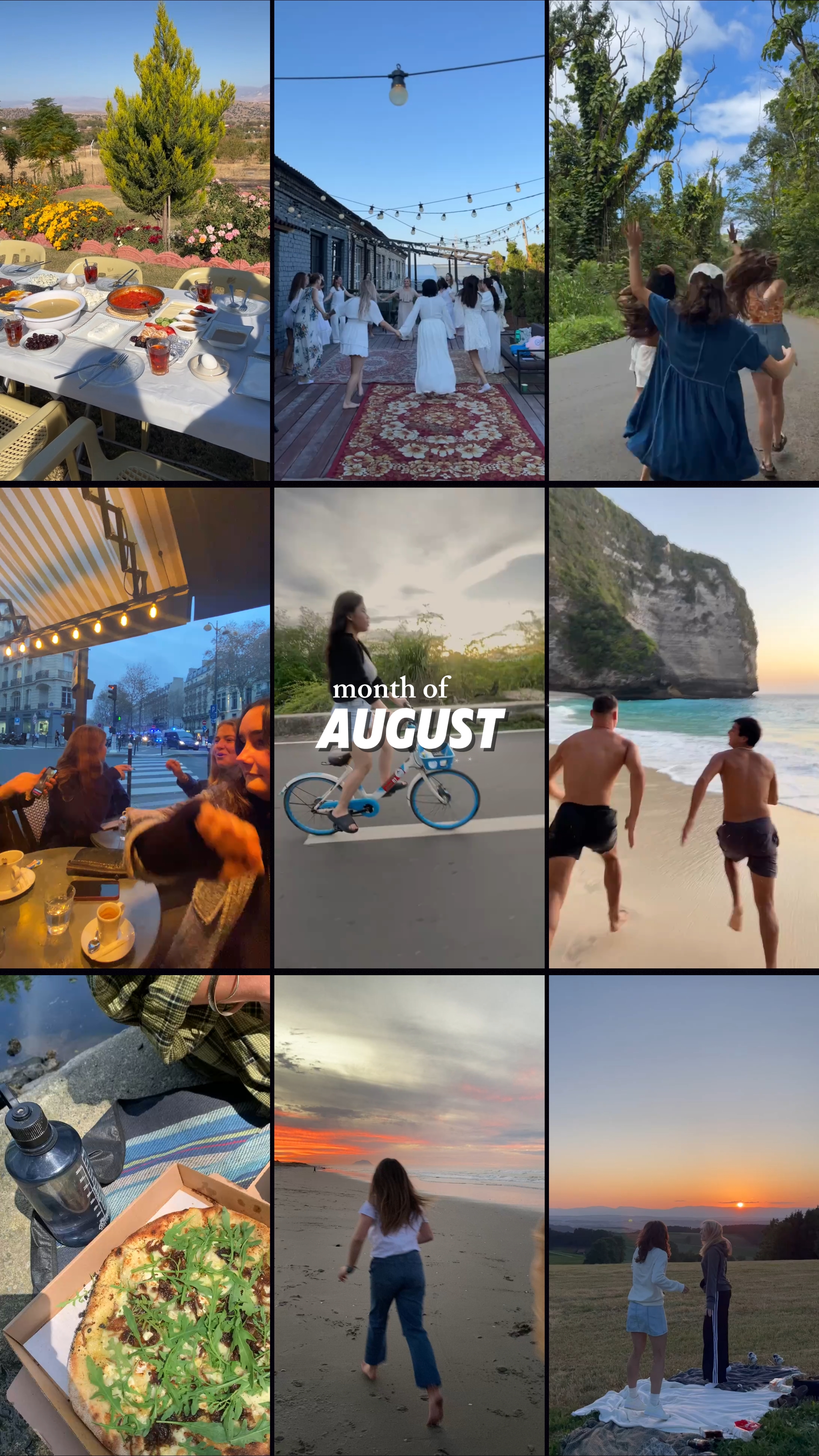 Mês de agosto