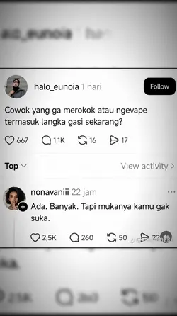 Cowo ga ngerokok itu