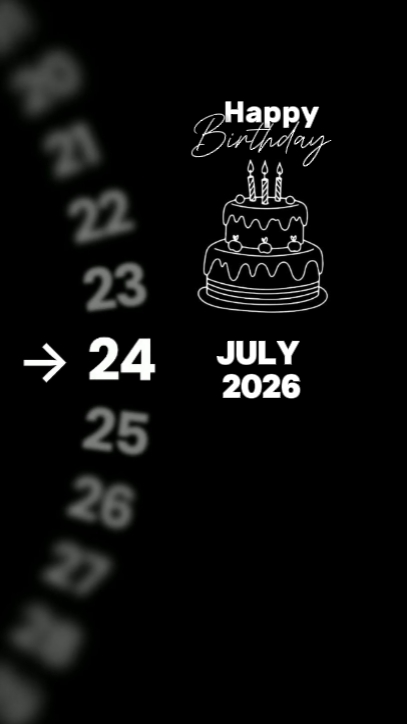 HBD 24 JULY 