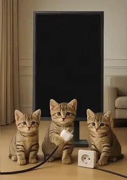 Kucing on TV 