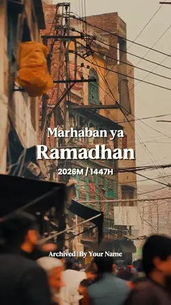 MARHABAN YA RAMADHAN