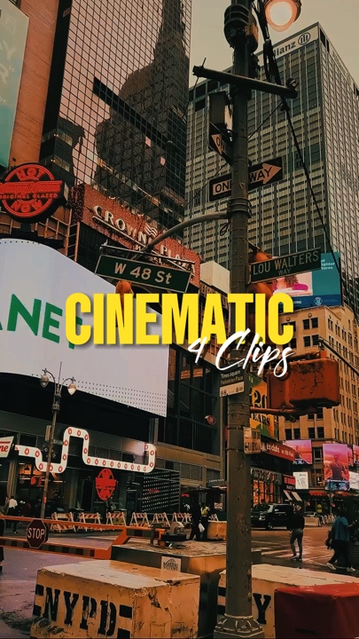 4 clips cinematic 