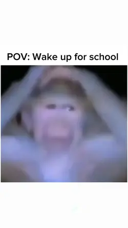 Wake up for school