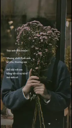 Tuy anh đến muộn