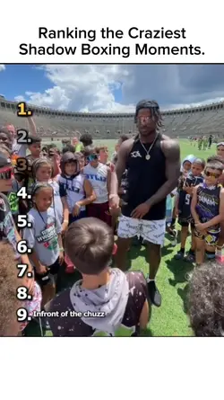 Shadow boxing moment